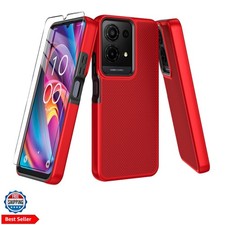 for TCL K32/K33 5G 2025 Case with Tempered Glass Screen Protector,Dual Layer ...