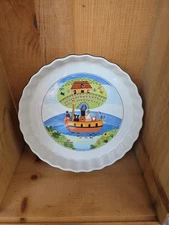 Design Naif by VILLEROY & BOCH Noah's Ark 9 1/4” Quiche Pie Plate