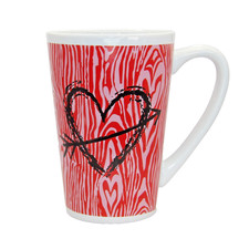 MTY International Coffee Mug Red Heart Design...