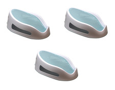 Angelcare Soporte de Baño para Bebé Aqua Malla Suave Asiento Infantil 0-6 Meses Paquete de 3