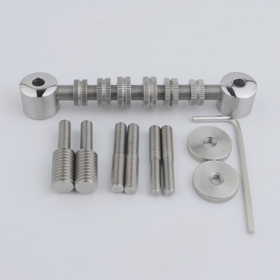 Stainless Steel Space Control Adjustable Roller Guitar Bridge