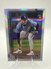 Eric Orze Rainbow Foil Rookie 2025 Topps Update Series Card US212 Tampa Bay Rays