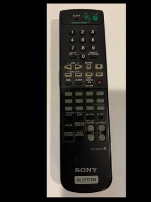 Sony RM-PP404 Black AV System Remote Control For Home Theater Receiver OEM