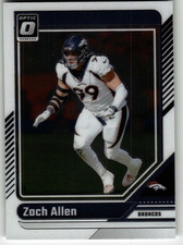 2024 Donruss Optic Football Base #61 - Zach Allen - Broncos