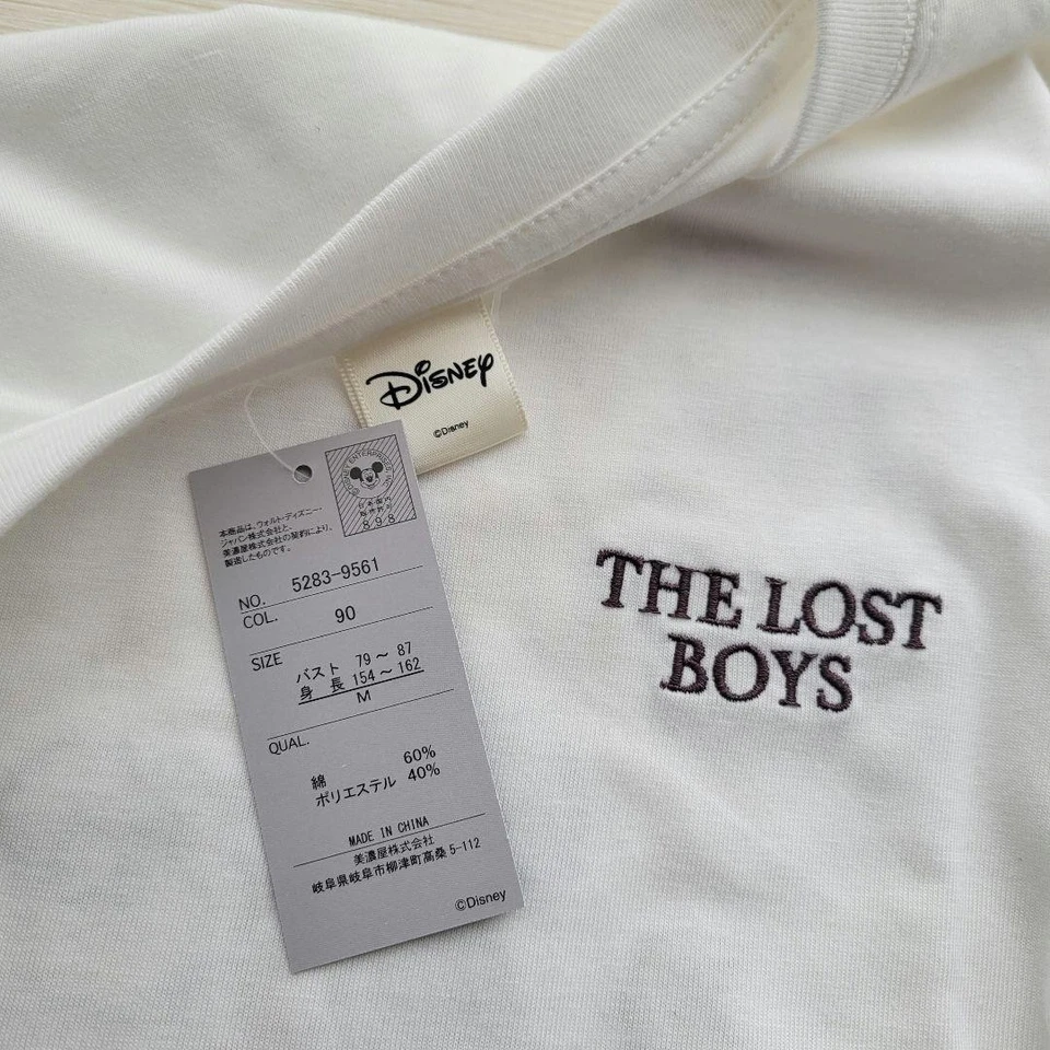 Disney Peter Pan Lost Kids Lost Boys Embroidered Short Sleeve T-Shirt M - Image 4 of 4