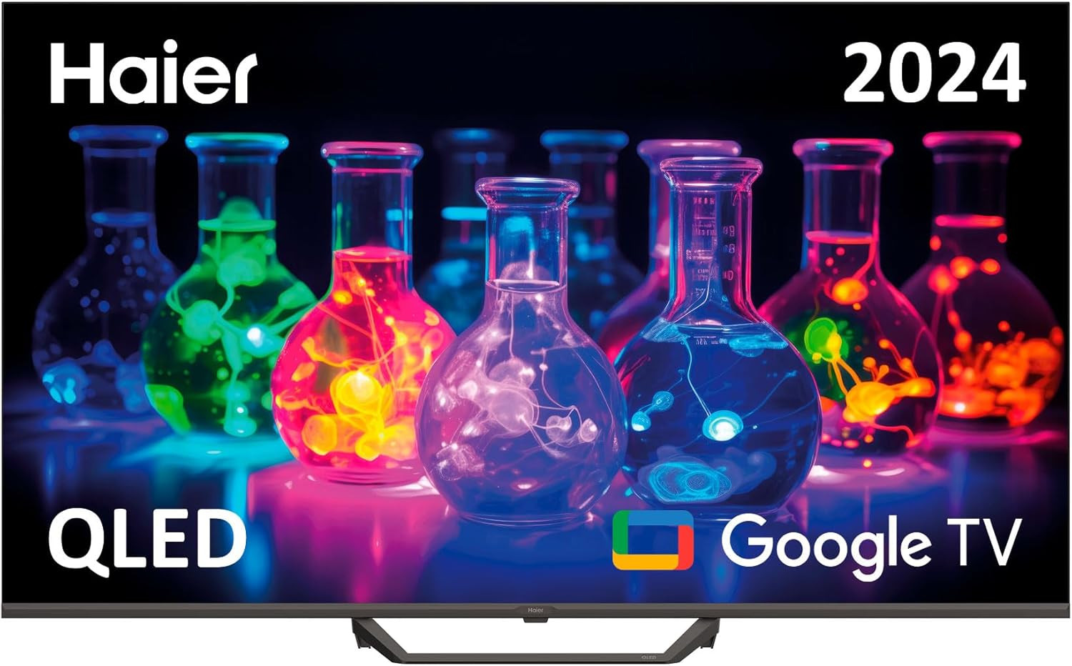 QLED 4K UHD H32S80EFX 32'' Smart TV, Google TV, Dolby Audio, HDR 10, Telecomando