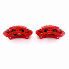 Power Stop Brake Calipers For Dodge Ram 3500 2003-2007 Rear Red W/brackets