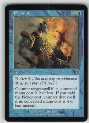LP Prohibit 67 Common Invasion Magic: The Gathering 2000