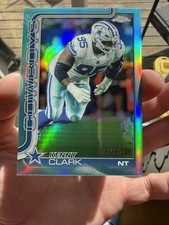 2025 Topps Chrome Kenny Clark #73 Teal Refractor /299 COWBOYS