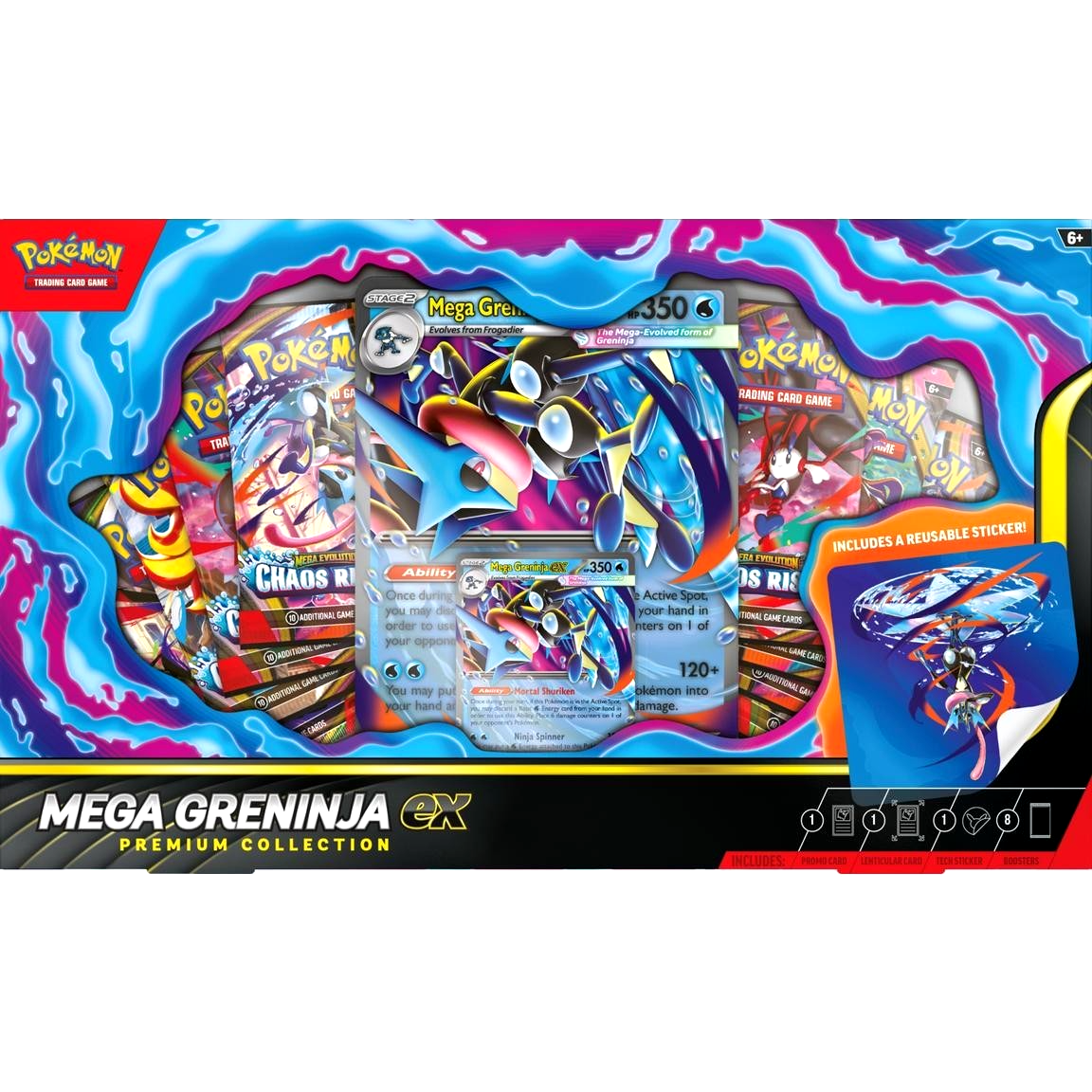 Pokemon TCG Mega Greninja ex Premium Collection Box Sealed New | eBay