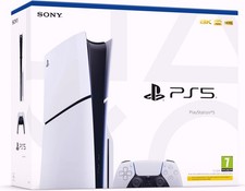 Sony PlayStation 5 Disc Edition 1TB PS5 - Slim Console - White UK Version