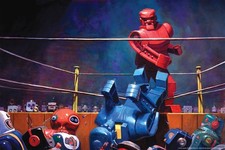 Robots Final Blow by Eric Joyner Art Print Poster 36x24