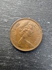 1978 D G REG F D Queen Elizabeth II New Penny Vintage — photo 1