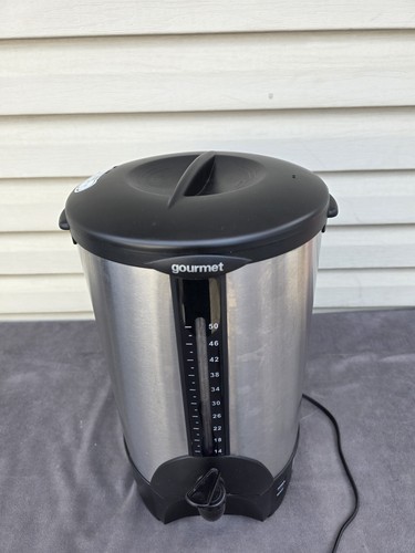 Gourmet 50 Cup Stainless Steel Coffee Maker Percolator Urn Commercial/ Home Use
