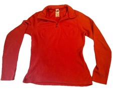 The North Face Quarter Zip Fleece Pullover Jacket Women's XS/TP Pink Outdoor