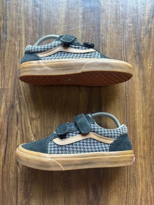 Old Skool V Toddler 'Houndstooth - Black Gum' sz 2.5