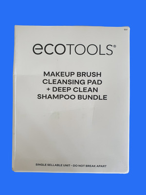 EcoTools Makeup Brush Cleansing Pad & Deep Clean Shampoo Bundle Set (6 Fl Oz)