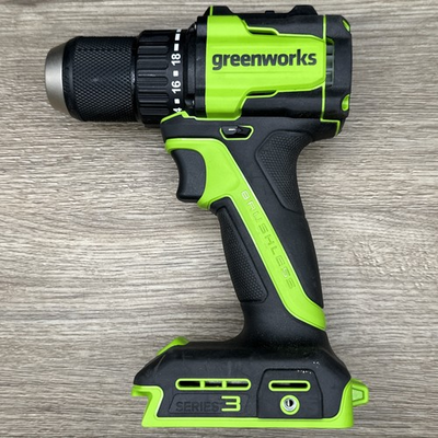#ad Greenworks 24V Cordless Brushless 400 in lbs Drill Driver Model DD345 Series 3 $40.99