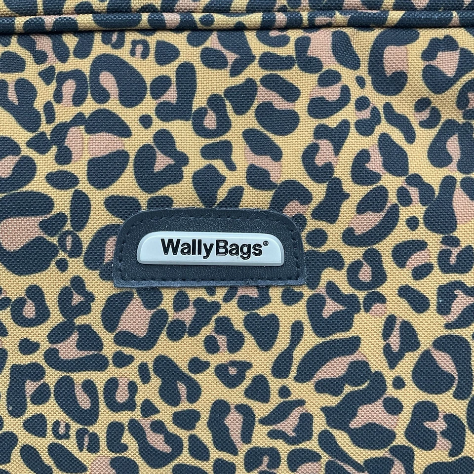 WallyBags Leopard Print Travel Toiletry Organizer Makeup Cosmetic Case Bag - Image 3 of 4
