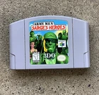 Army Men Sarge's Heroes N64 Game Pak Cartridge Only Nintendo 1997 NTSC-U Tested