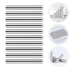 10 Pcs Stainless Steel Shelf Support Pin Dowel Cylindrical Locating