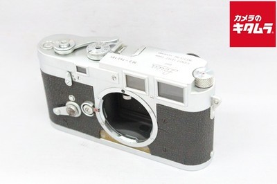 Leica M3 Double Stroke Film SLR body Chrome -EXC- 9649