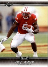 2017 Leaf Draft #15 Corey Clement - FB