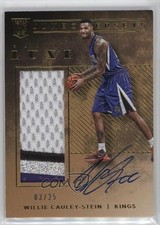 2015 Panini Luxe Rookie Jumbo Jersey Prime 3/25 Willie Cauley-Stein Auto RC 17pt