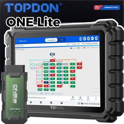 TOPDON One Lite Profi KFZ OBD2 Diagnosegerät ALLE SYSTEM ECU Coding Deutsch VW