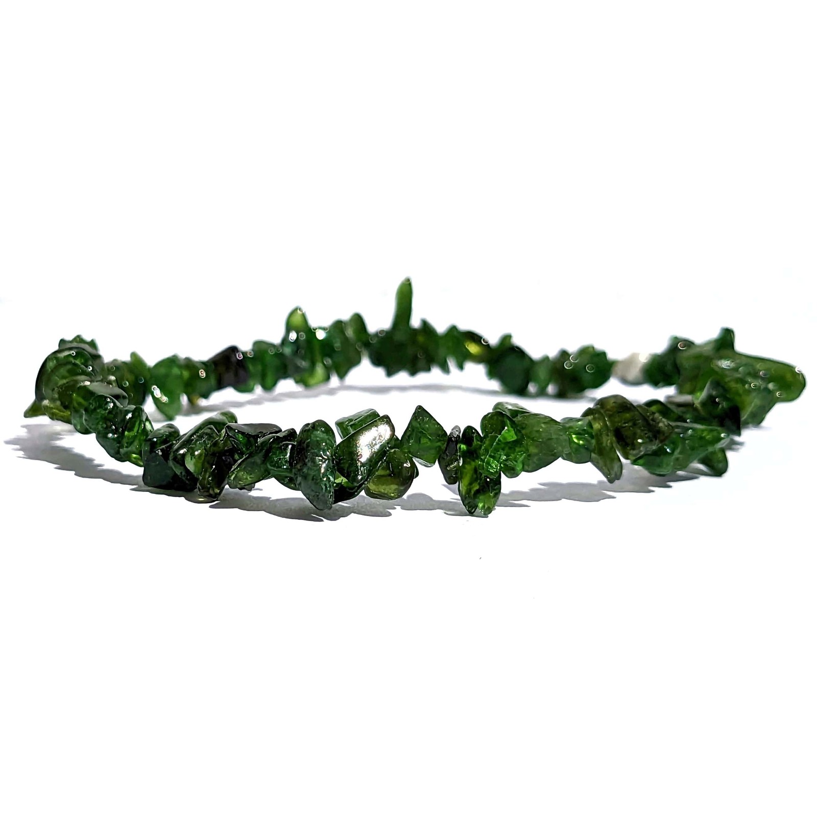 Bracelet diopside vert contre le stress et la fatigue