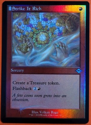 MTG - FOIL - 1x Strike It Rich - ( Modern Horizons 3: Retro Frame Cards )