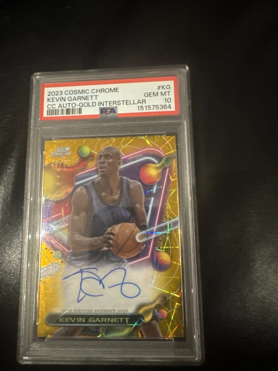 Kevin Garnett Basketball Autographed Sports Trading Cards