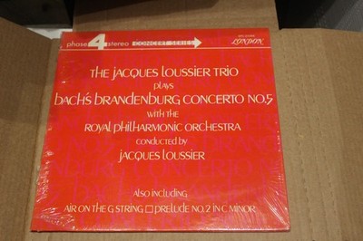 Jacques Loussier Trio Bach's Brandenburg No. 5 London Phase 4 SEALED!