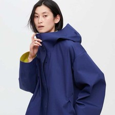 MARNI × UNIQLO Oversized BLOCKTECH Rain Coat - Half Coat, Water-Repellent, M / L