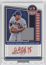 2023 USA Baseball Stars & Stripes Materials Jake Gelof (Red Ink) Auto 19l7