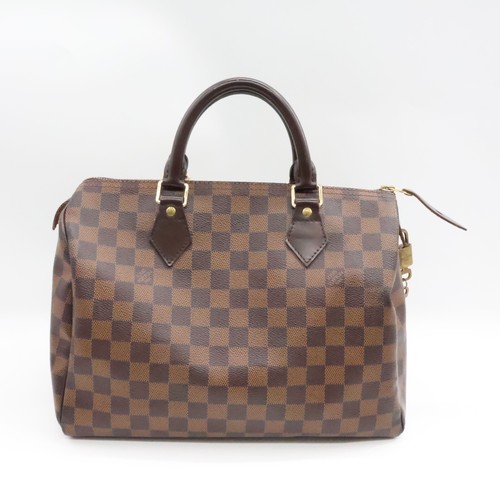 Louis Vuitton Speedy 30 Brown Damier Ebene Handbag