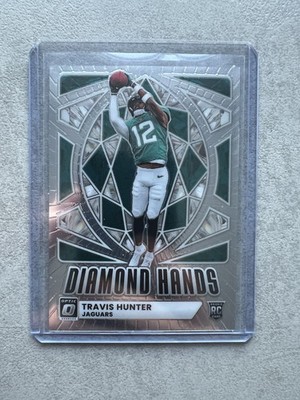Travis Hunter RC Jacksonville Jaguars Optic Diamond Hands NFL Football 2025
