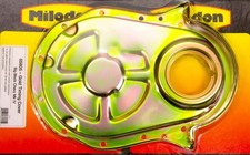 Milodon Timing Cover - 1 Piece - Steel - Cadmium - Big Block Chevy - Each 65605
