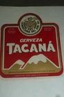$.  GUATEMALA old vintage 1 beer label TACANA