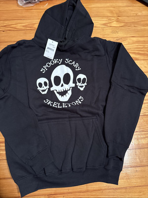Spooky Scary Skeletons Women s Graphic Hoodie Size XL