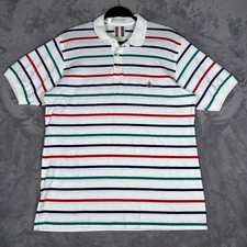 Vintage GANT Sack Shirt Polo USA Made Striped Crest Logo 100% Cotton Men’s M