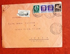 1944 racc. padova con targhe. riutiliz. borsea con bolli r.s.i. val. gemelli