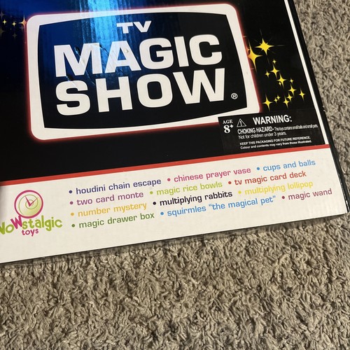 Marshall Brodiens TV Magic Show Set Incluye TV DVD Libro Retorcidas Tarjetas Trucos - Imagen 2 de 10