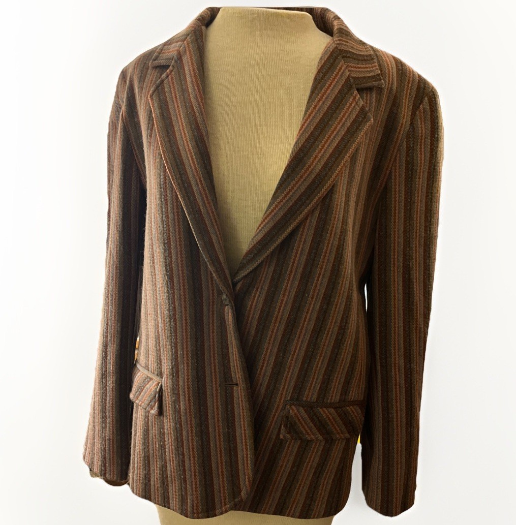Vintage (Robert) Talbott Polyester Blazer/Jacket,… - image 1