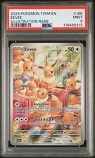 Eevee Pokemon Twm En-Twilight Masquerade 188 NM PSA 9 on eBay