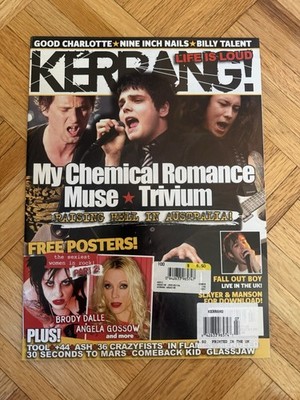 My Chemical Romance Kerrang UK Magazine February 2007 Fall Out Boy NIN Muse