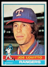 1976 Topps Joe Lovitto 604 Texas Rangers