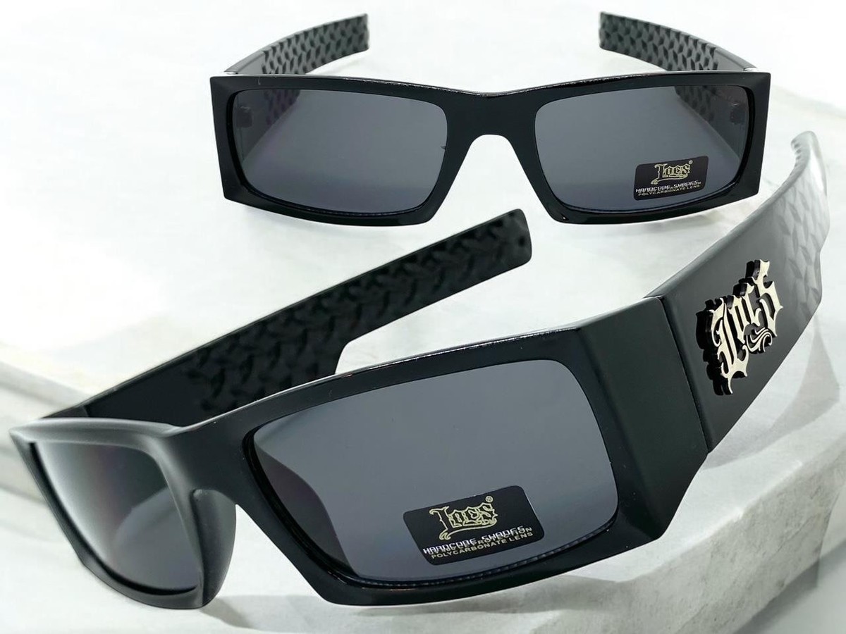 Men Classic Hardcore Biker Gangster Sporty LOCS SUNGLASSES Black