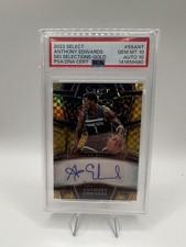 2022-23 Select Signature Selection Anthony Edwards #SS-1 Gold Prizm 10/10 Auto
