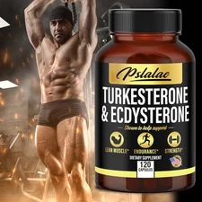 Turkesterone+Ecdysterone 2000mg -Boost Muscle, Strength& Endurance, Men's Health